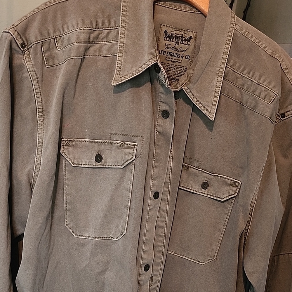 Levi's Gray Work Shirt